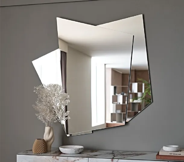Three-level mirror Risiko by Cattelan Italia