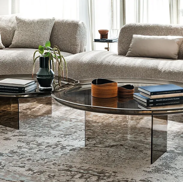 Standard side table made of Cattelan Italia glass