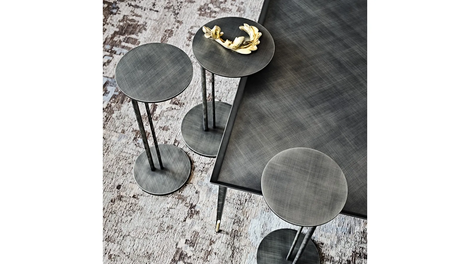 Sting Brushed Coffee Table by Cattelan Italia