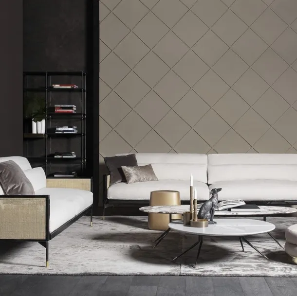 Swing marble coffee table by Vibieffe