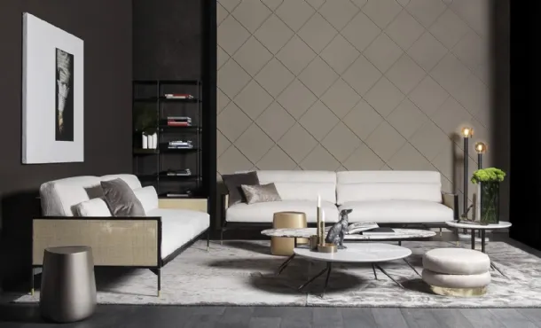 Swing marble coffee table by Vibieffe