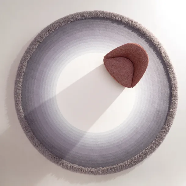 Round Gradé rug by Desirée
