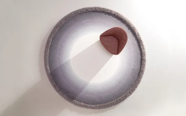 Round Gradé rug by Desirée