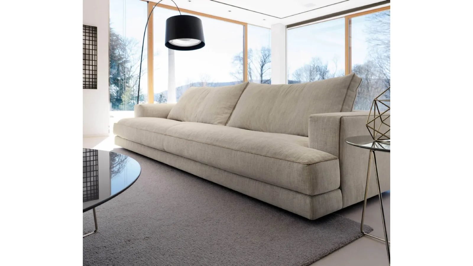 Tasman solid color rug by Desirèe