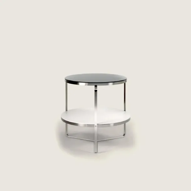 Carlotta lacquered wood and metal coffee table by Flexform
