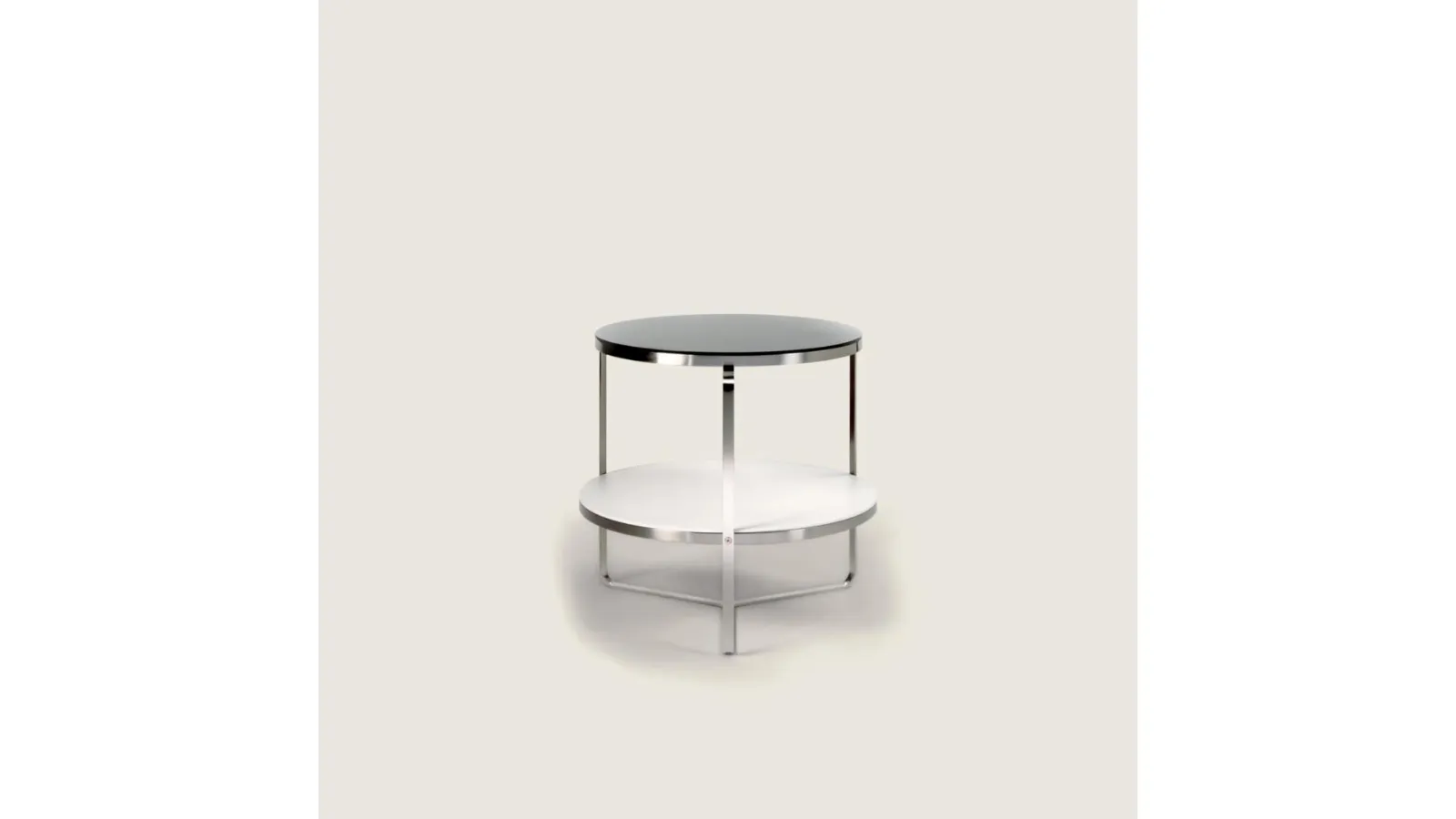 Carlotta lacquered wood and metal coffee table by Flexform