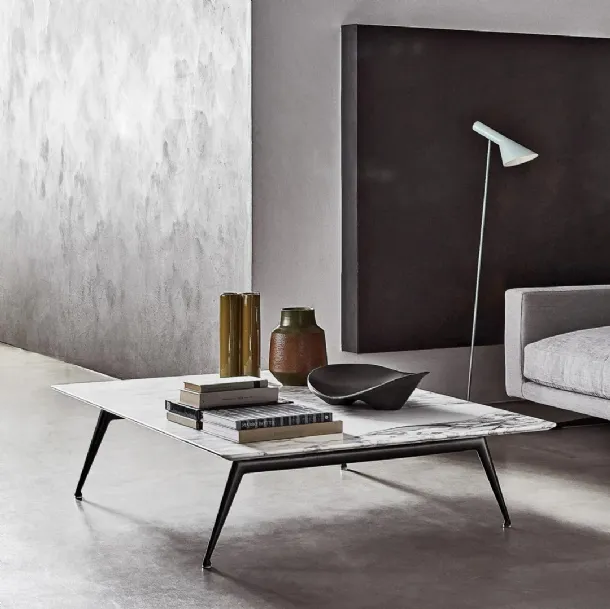 Este coffee table in marble by Flexform