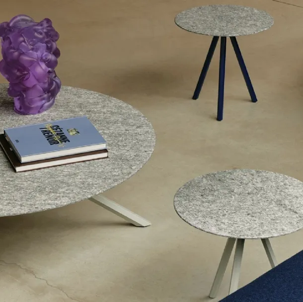 Mini Heb Coffee Table with Marble Top by Desalto