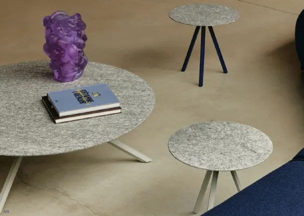 Mini Heb Coffee Table with Marble Top by Desalto