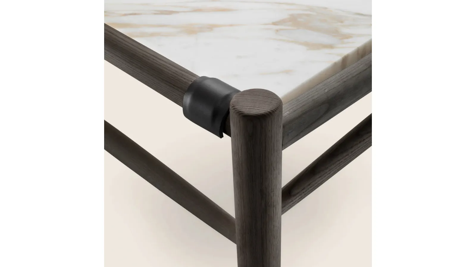 Tessa marble and wood coffee table by Flexform