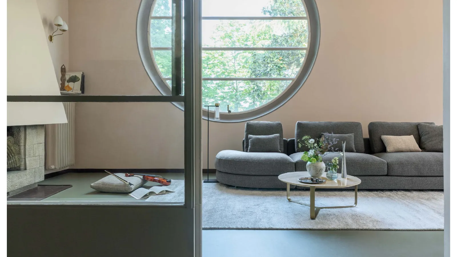 Yari Coffee Table with Flou Marble Top
