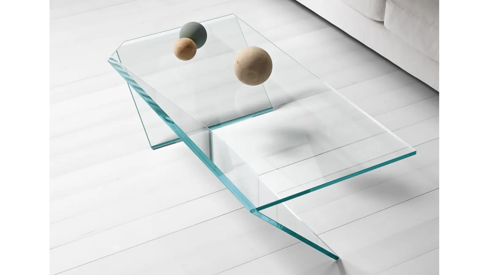 Welded crystal coffee table Ti by Tonelli