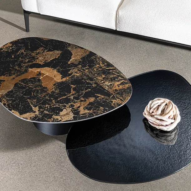 Totem Drop glass or ceramic side table by Sovet