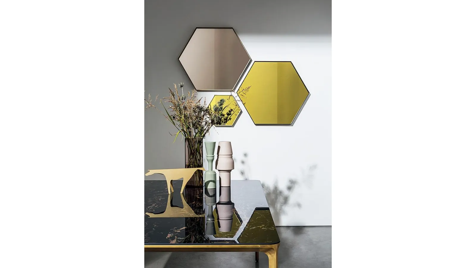 Sovet Visual Hexagonal Mirror
