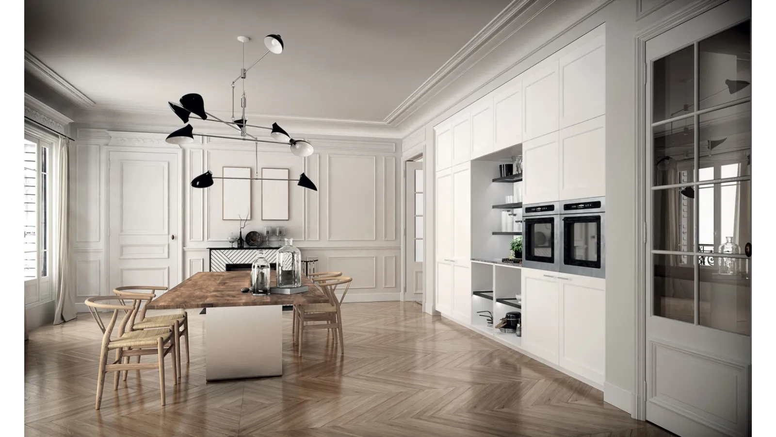 Filò Project 3 Corner Design Kitchen by Euromobil