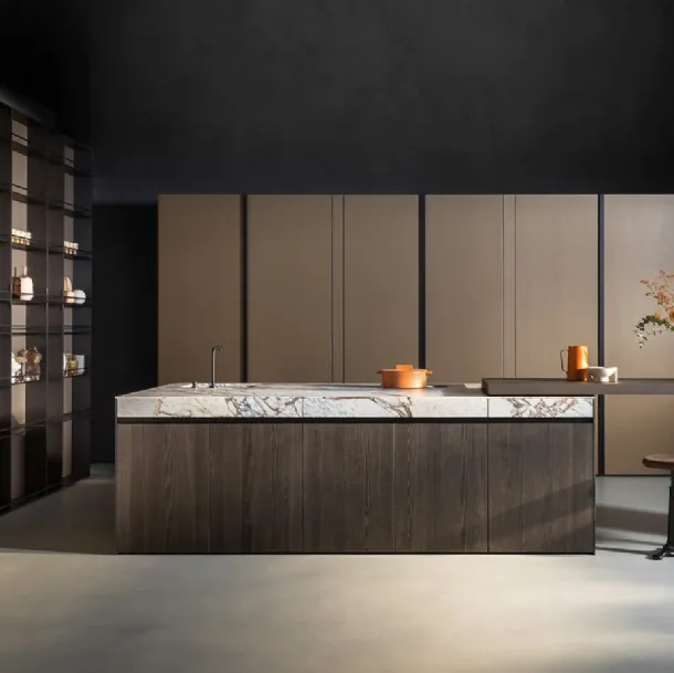 Design Kitchen with Island Sei Project 1 by Euromobil