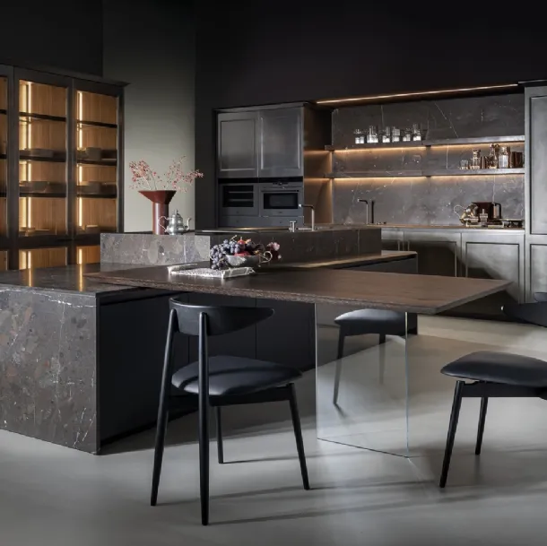 Design Kitchen with Telero Project 2 Island by Euromobil