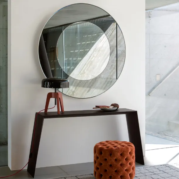 Asya entryway cabinet in walnut by Porada