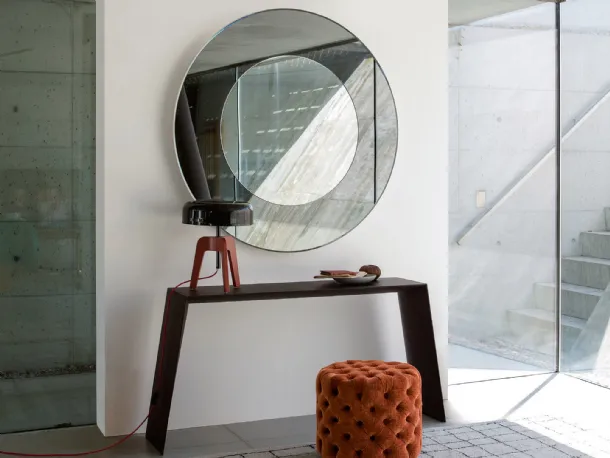 Asya entryway cabinet in walnut by Porada