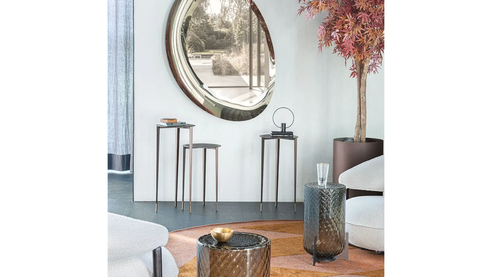 Brio Keramic modern multi-level console by Cattelan Italia