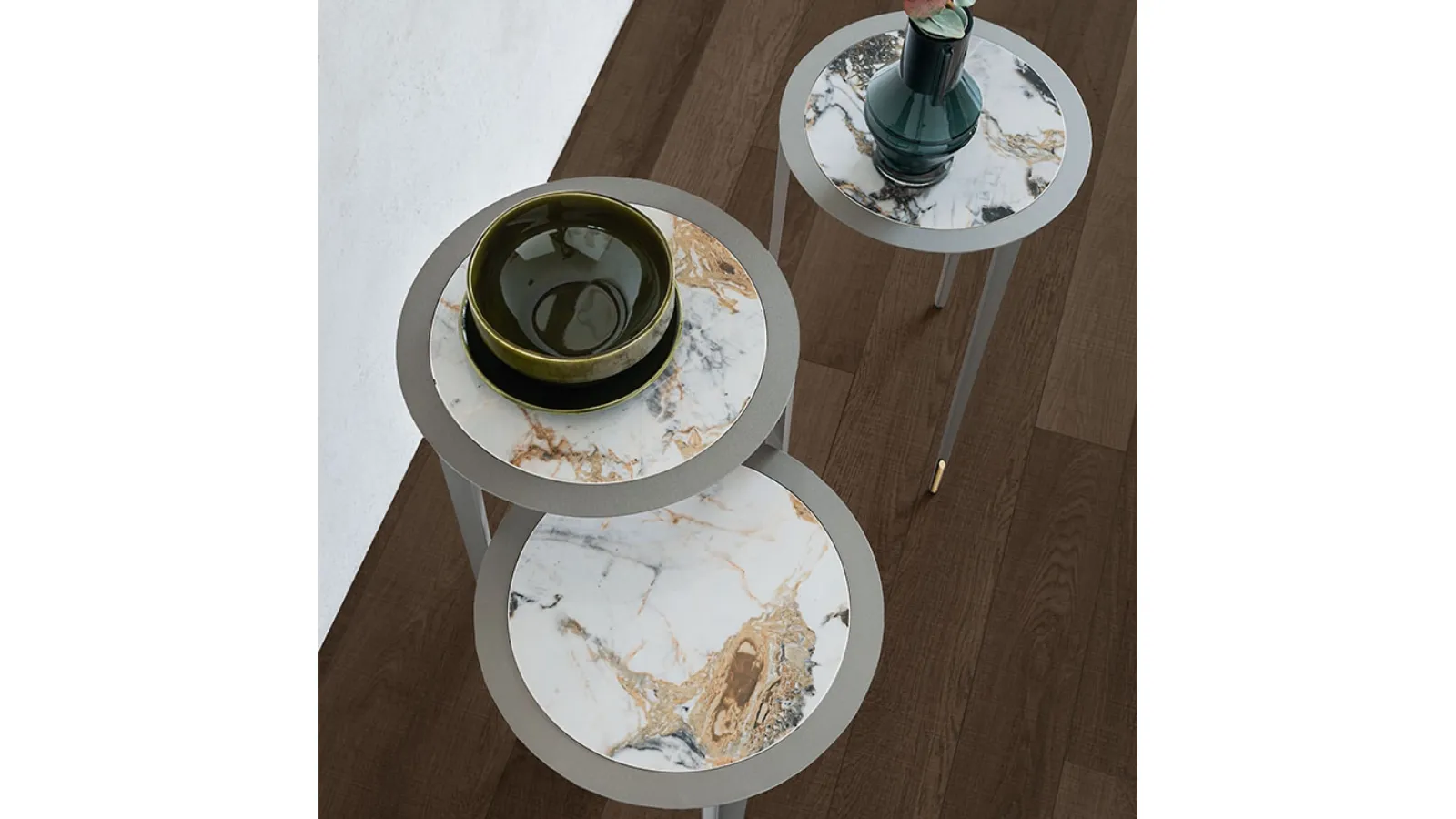 Brio Keramic modern multi-level console by Cattelan Italia