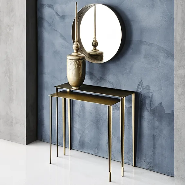 Etoile Console in Brushed Painted Steel by Cattelan Italia