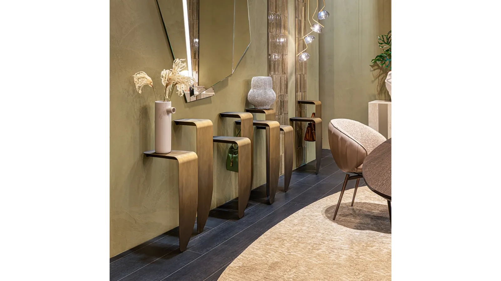 Metal console Peninsula by Cattelan Italia