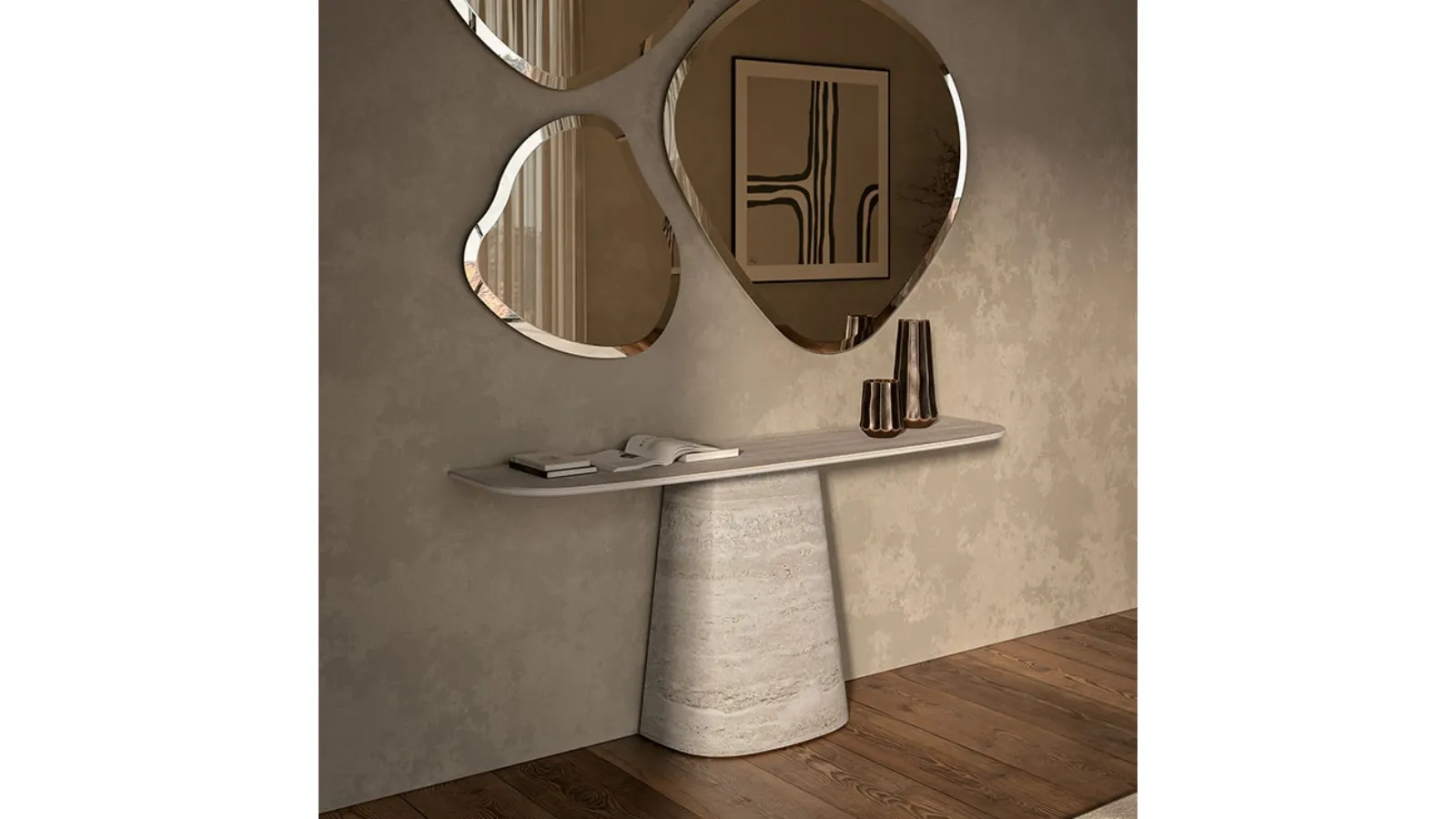 Rado Keramik Entryway Cabinet by Cattelan Italia