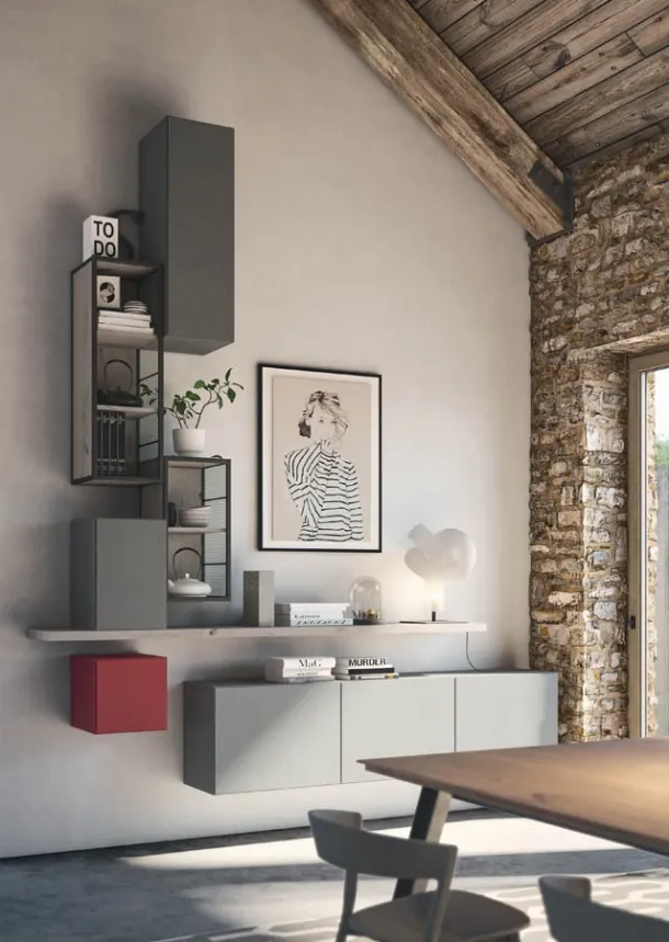 Rebel CF 159 Entryway Cabinet in Matte Lacquer by Fimar