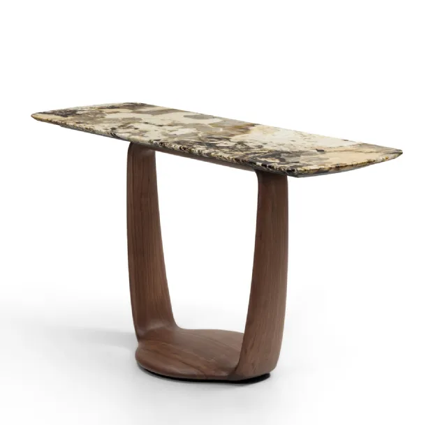 Entryway Furniture Saddle Console by Porada
