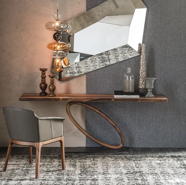 Tour Console in Canaletto Walnut by Cattelan Italia