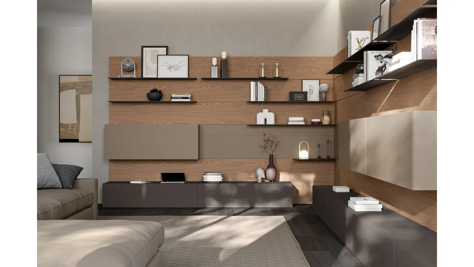 Rebel Living 09 Wall Unit by Fimar