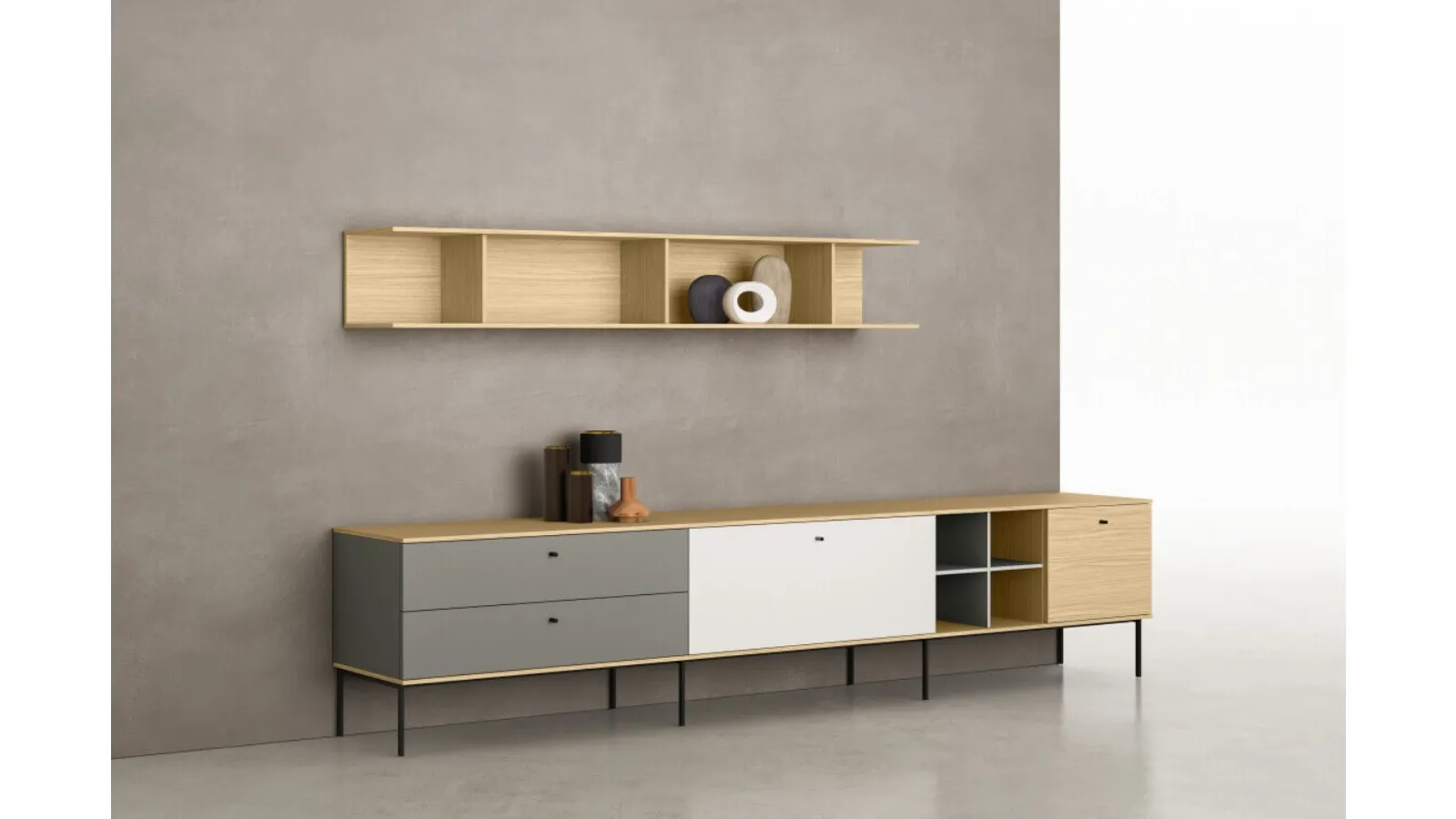 SpaceMakers day Plana wall unit by Zalf