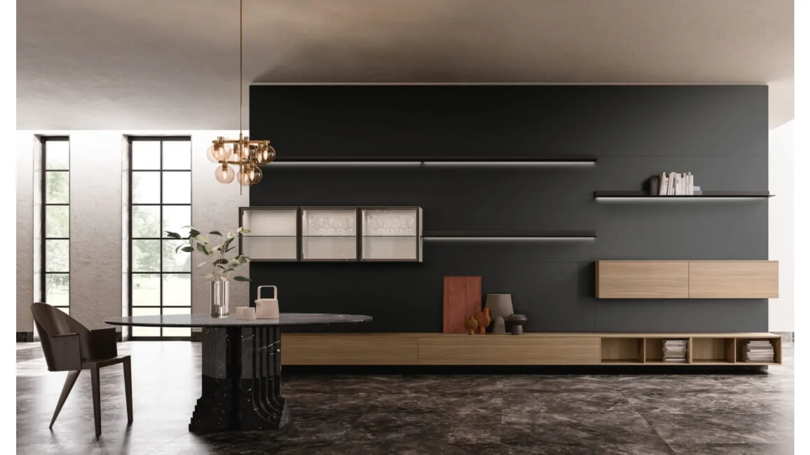 SpaceMakers day SM2225 wall unit by Zalf