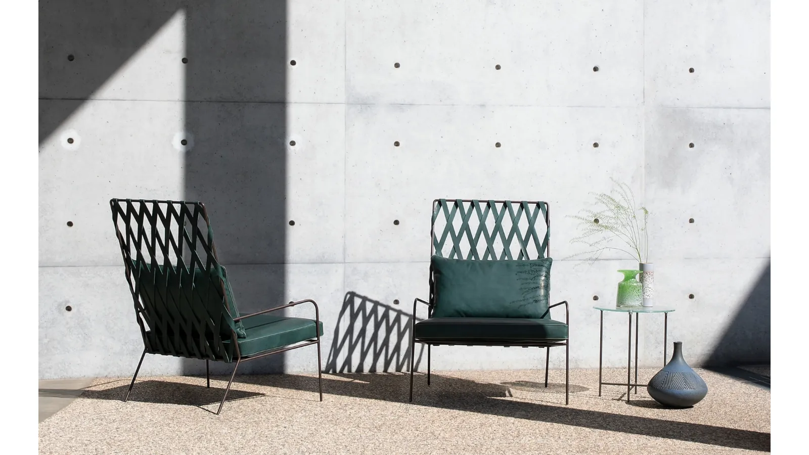 Alix leather armchair by Desirèe