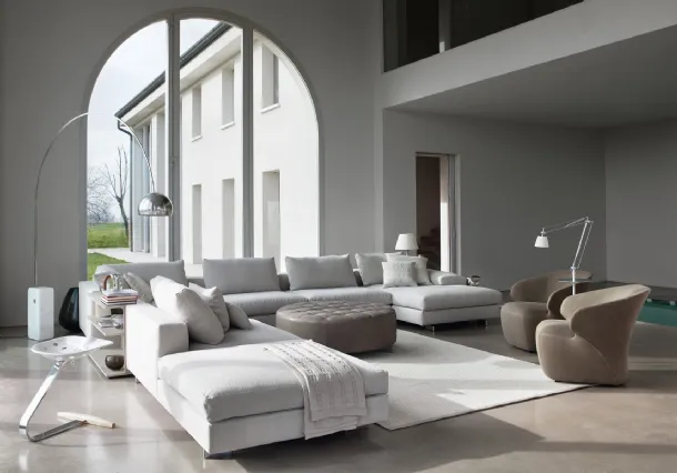 Design armchair in Arom fabric by Zanotta