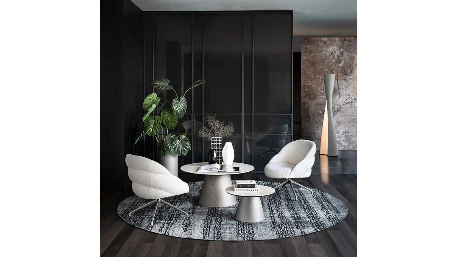 Camilla Lounge Armchair by Cattelan Italia
