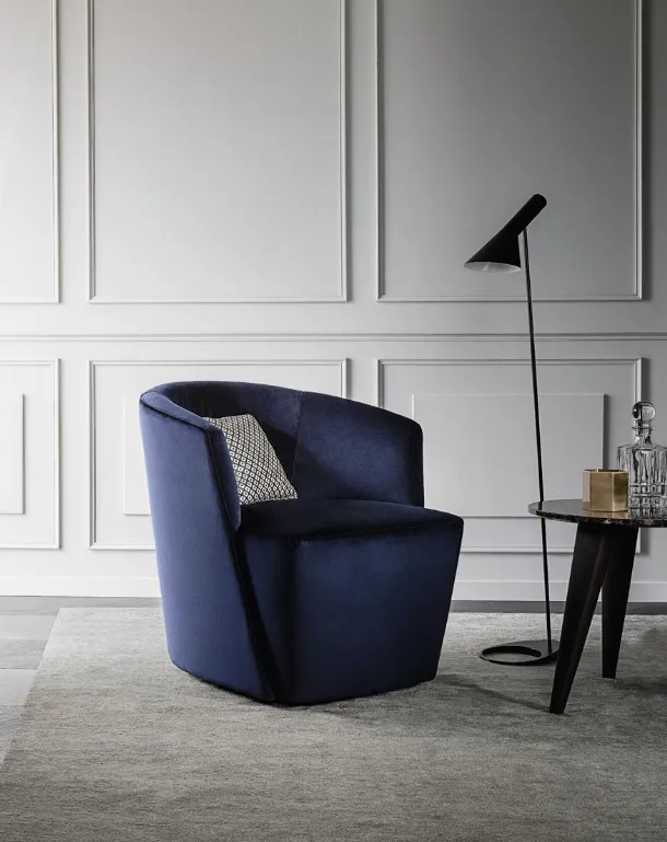Club fabric armchair by Giellesse