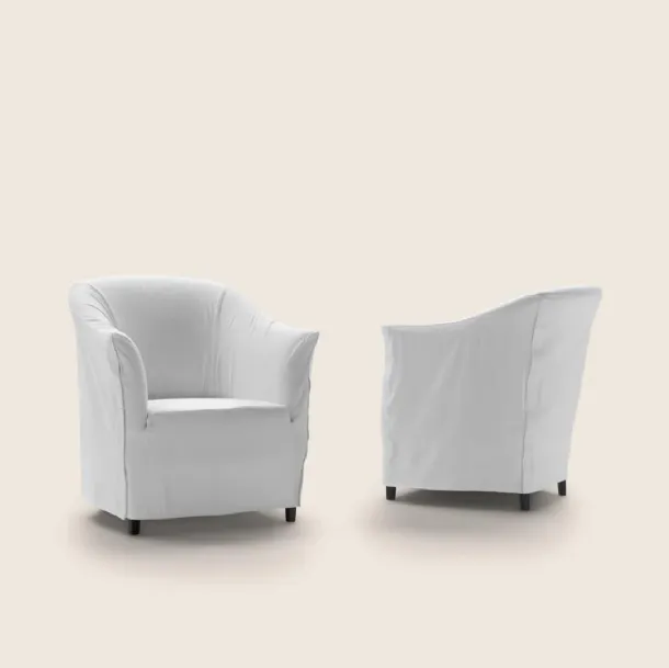 Classic armchair upholstered in Doralice fabric by Flexform