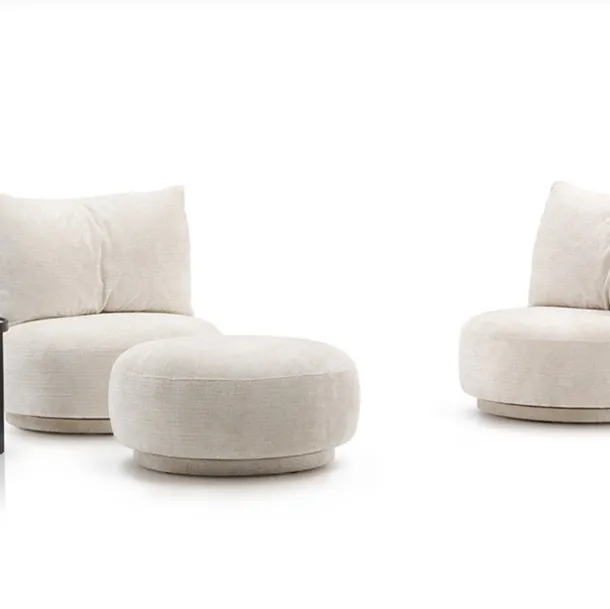 Swivel-based armchair by Alivar