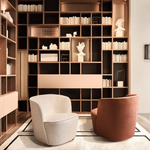 Felix monolithic armchair by Lema