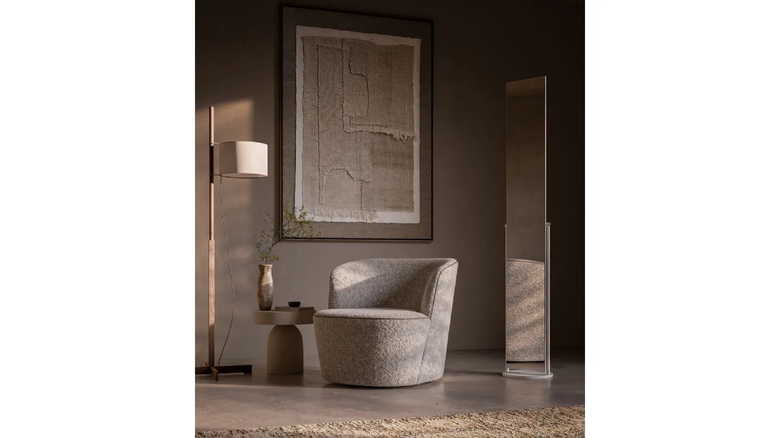 Felix monolithic armchair by Lema
