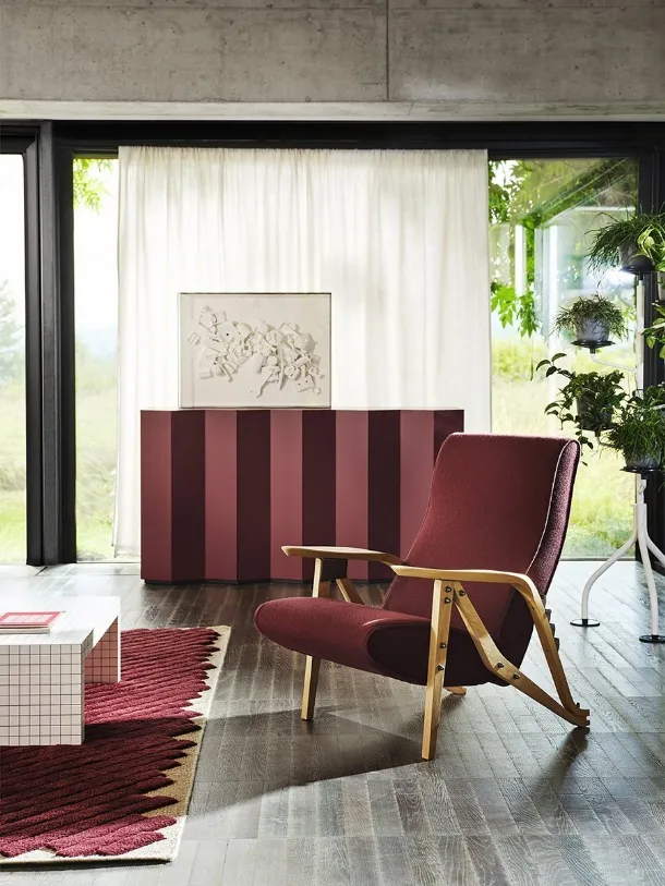 Gilda CM armchair with adjustable backrest with adjustable backrest by Zanotta