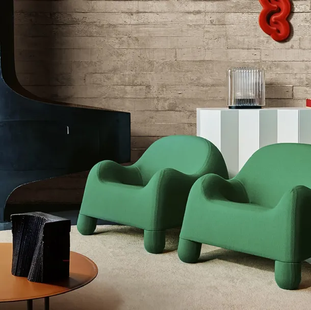 Gomma Fabric Armchair by Zanotta