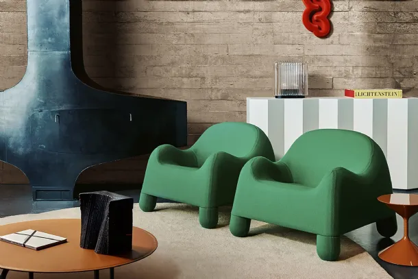 Gomma Fabric Armchair by Zanotta