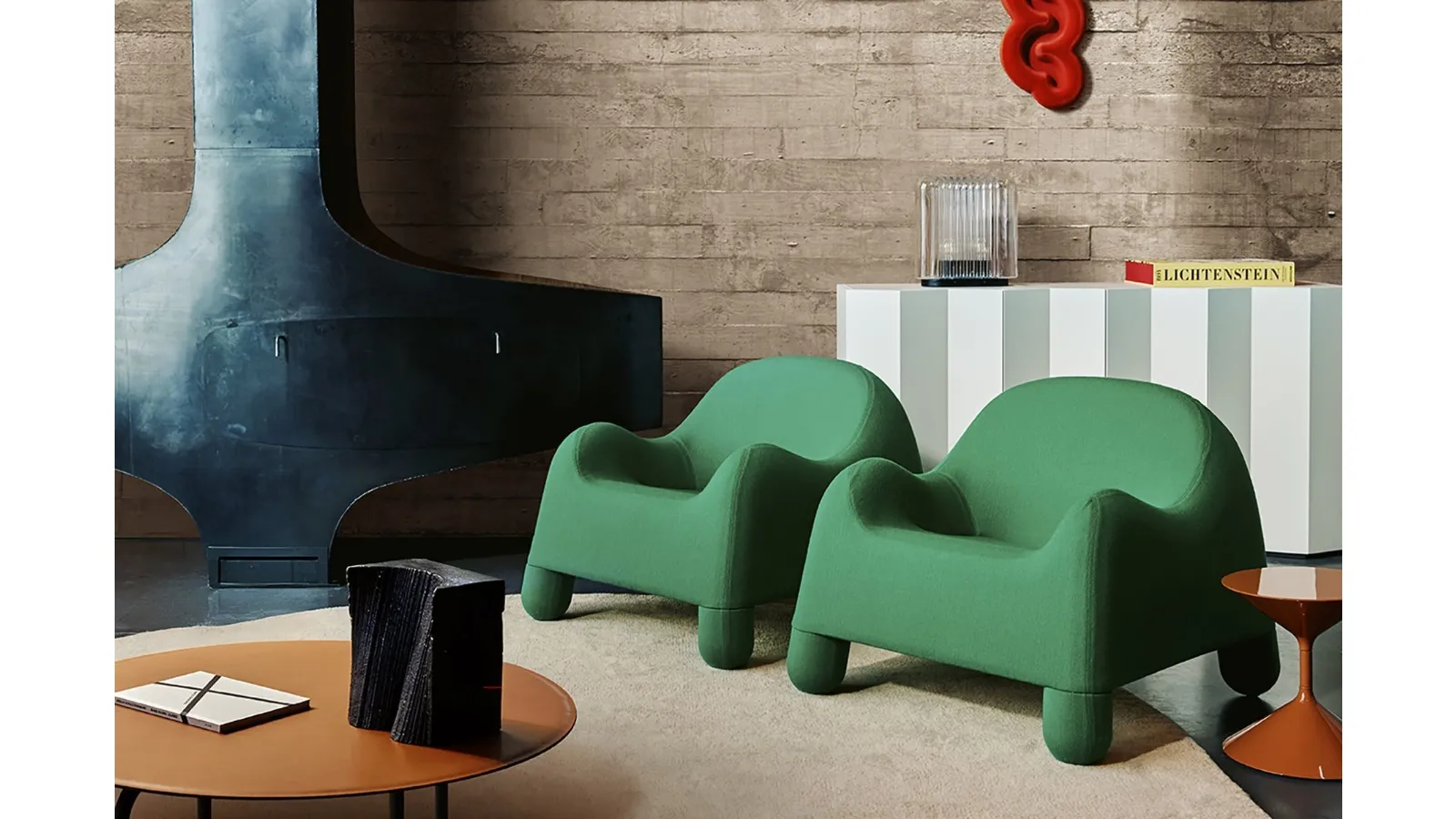 Gomma Fabric Armchair by Zanotta
