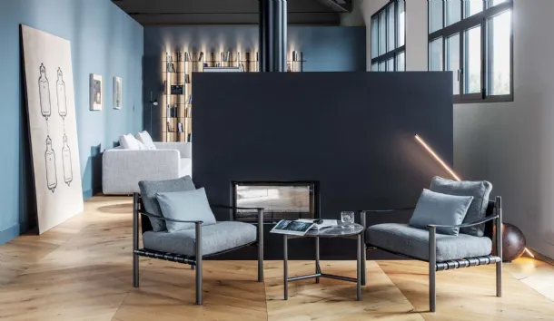Iko fabric armchair by Flou