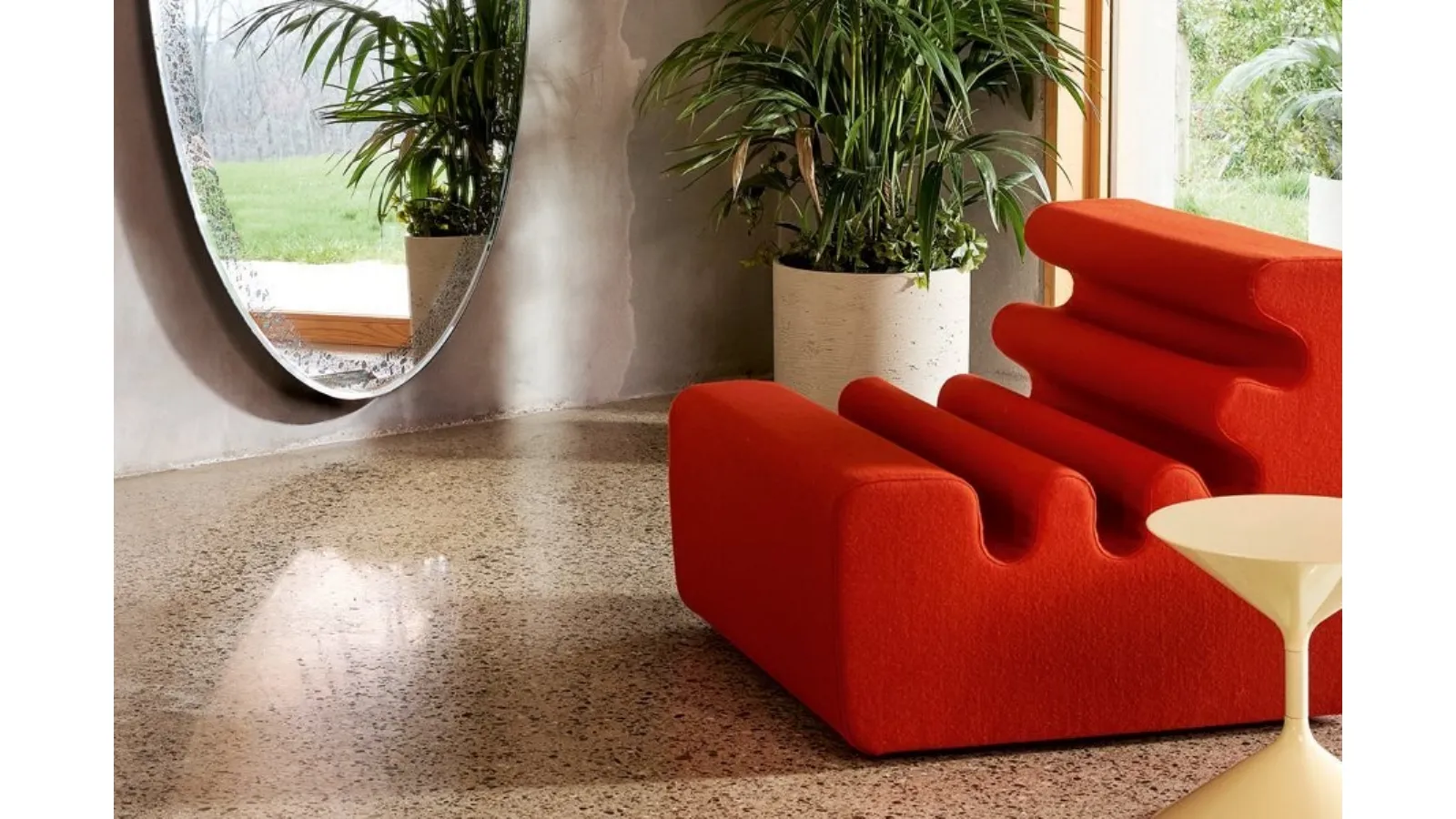 Karelia stretch fabric designer armchair by Zanotta