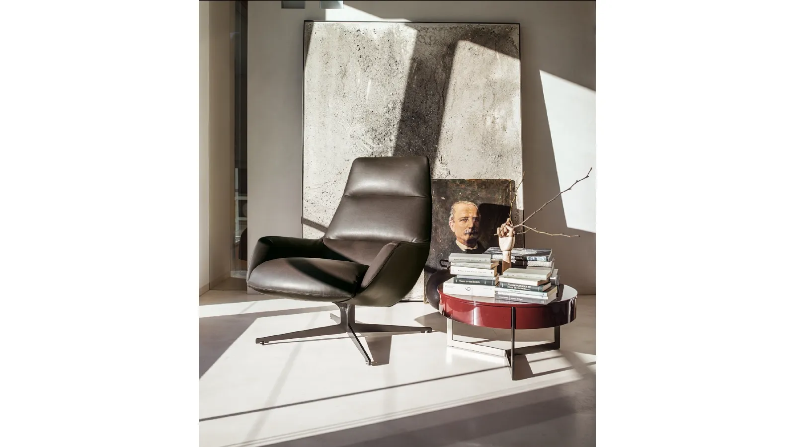 Lady Jane upholstered bergère armchair by Lema