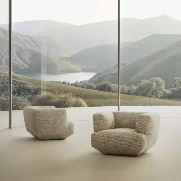 Flexform Loungescape upholstered armchair